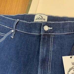 Jordache Mens Carpenter Dark Blue Jeans 38X30